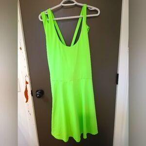 NWOT Vibrant Green Skort Dress